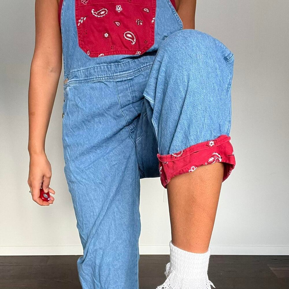 Vintage paisley overalls - Picture 4 of 4